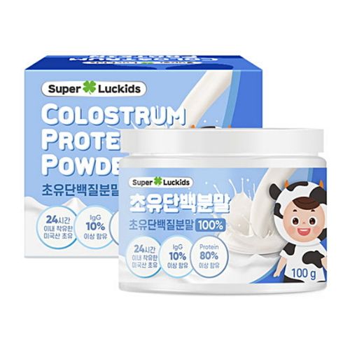 퍼펙토 슈퍼럭키즈 초유단백분말 100g