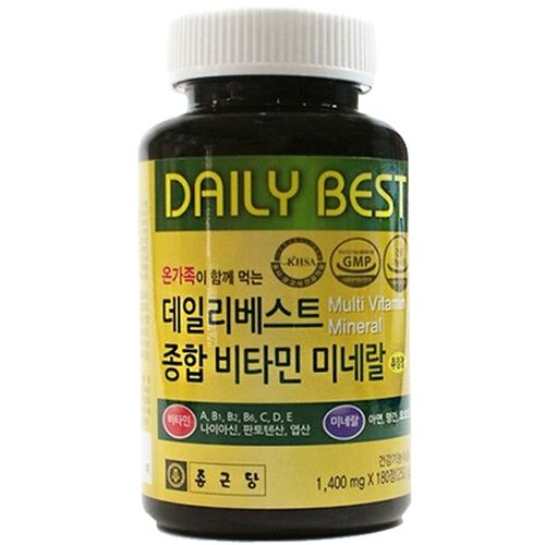 데일리베스트 종합비타민 미네랄