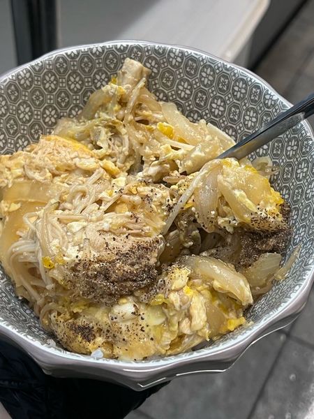 えのき卵丼のサムネイル
