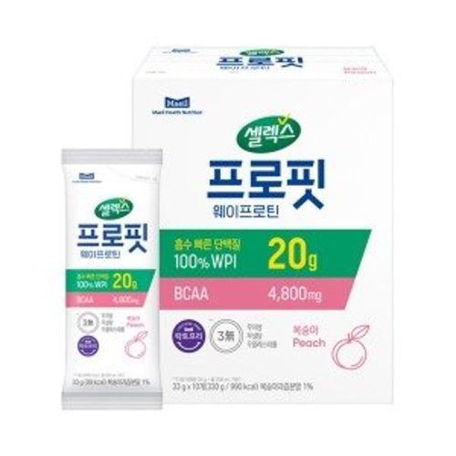 프로핏 웨이프로틴 복숭아 파우더 스틱