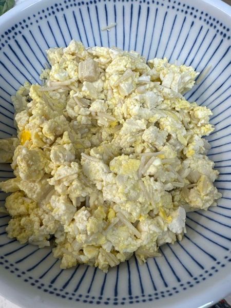 豆腐とえのき茸と卵の炒め物のサムネイル