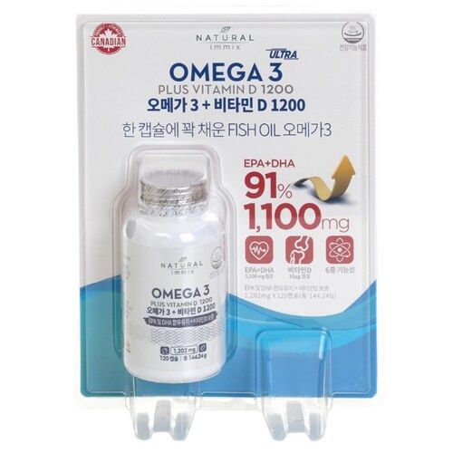 울트라 오메가3 + 비타민D 1200