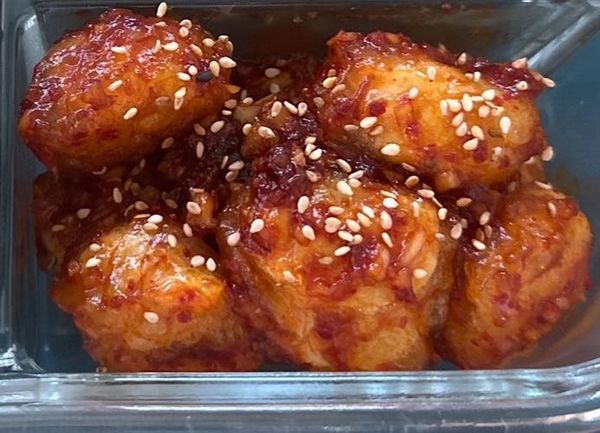 ライスペーパー鶏胸肉ヤンニョムチキンのサムネイル
