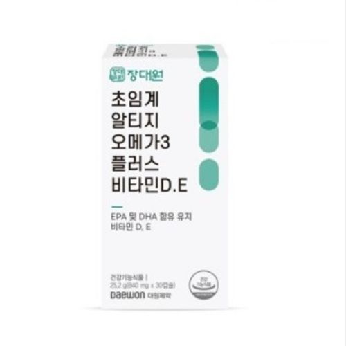 장대원 초임계 알티지 오메가3 플러스 비타민D,E
