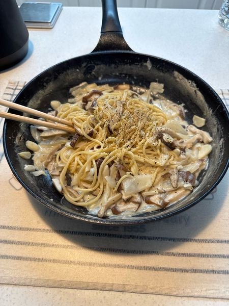 Thumbnail of Milk Mushroom Pasta